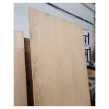 Solid Oak Wood Door Slab Panel - has some edge damage on the veneer 32"W x 80" H x 1 3/4" Thick