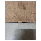 Solid Oak Wood Door Slab Panel - has some edge damage on the veneer 32"W x 80" H x 1 3/4" Thick