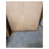Salvage Condition Solid Core Wood Door Slab - large chunk of veneer missing - 32"W x 80"H x 1 3/4" Thick