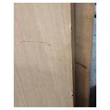 Salvage Condition Solid Core Wood Door Slab - large chunk of veneer missing - 32"W x 80"H x 1 3/4" Thick