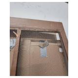 Mid-Century Wood Screen Door with Original Hardware - great for a cabin or back porch! 31.5"W x 80" H x 1 1/8" D (doesn