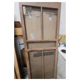 Mid-Century Wood Screen Door with Original Hardware - great for a cabin or back porch! 31.5"W x 80" H x 1 1/8" D (doesn