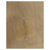 Mid-Century Hollow Interior Door with Original Hardware - has damage to the veneer - 23 7/8" W x 79 7/8" H x 1 1/4" D