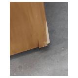 Mid-Century Hollow Interior Door with Original Hardware - has damage to the veneer - 23 7/8" W x 79 7/8" H x 1 1/4" D