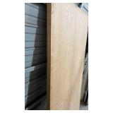 Solid Wood Core Door Slab - 79 3/8" H x 35.75" W x 1.75" D Has a small dent on one edge, veneer separation at top of one corner and corner wear on other corners.  Heavy