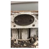 Vintage Hopkins Perfection Clothes Dryer Rack with Cast Iron Nameplate