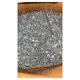 Sterling Box of Galvanized Roofing Nails 1 x 1 x 7/16 - Made in USA - Open Box about 1/4 full