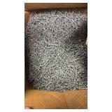 Tree Island Steel Square Cut Nails Box - Full 50lb Box, still had strap on it (opened for phot).  1 1/4 Boite Galvanise A Chaud