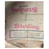 Sterling 8 Casing Galvanized Nails - 3/4 full box (box cardboard is worn out on the bottom, box will be inside of another box for transport)