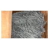 Sterling 10 Casing Galvanized Nails - a little less than half full box (box cardboard is worn out on the bottom, box will be inside of another box for transport)
