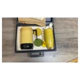 Empire Kar-N-Home Coffeemaker Travel Kit - Great to take camping!   Not tested.