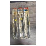 Metal files including 3 Nicholson 10-inch Mill Files still in the packages