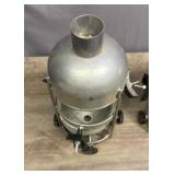 Heavy duty tree supports to insert inside of larger planters - set of 2 - each measures 16" H and 7" diameter. Tree hole in top is about 2"