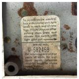 Vintage Alliance Tenna Rotor Control Unit - features directional compass display.