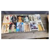 1980s-90s Sewing Pattern Lot with Velcro and a Sewing Guage