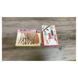 1980s-90s Sewing Pattern Lot with Velcro and a Sewing Guage