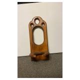 Wooden Wall Mount Hair Dryer stand