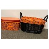 Halloween Decorative Storage Baskets Set