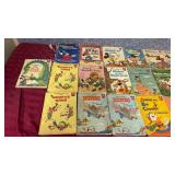 Walt Disney Wonderful World of Reading Book Collection - several are in poor condition with the spines coming off, others in fair condition with fade on covers
