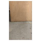 Oak hollow interior door slab - 23 3/4" W x 79 1/8" H x 1 3/4" thick - has very minor damage to the veneer at the bottom on one side