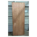 Solid Wood Core Door Slab - has some chipping of the veneer on bottom / corner, more on one side than the other - very heavy.  29 7/8" W x 80.25" H x 1.75" D