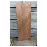 Solid Wood Core Door Slab - has some chipping of the veneer on bottom / corner, more on one side than the other - very heavy.  29 7/8" W x 80.25" H x 1.75" D