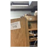 Solid Wood Core Door Slab - 79 3/8" H x 35.75" W x 1.75" D Has a small dent on one edge, veneer separation at top of one corner and corner wear on other corners.  Heavy