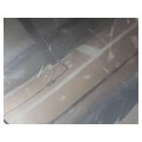 Washer/Dryer Pedestal w/ Drawer - Dark Gray - no brand marking- has surface scratches on the drawer - appears unused and has divider and mounting instructions inside of drawer. 27" distance between ce