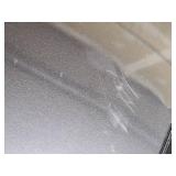 Washer/Dryer Pedestal w/ Drawer - Dark Gray - no brand marking- has surface scratches on the drawer - appears unused and has divider and mounting instructions inside of drawer. 27" distance between ce