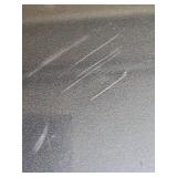 Washer/Dryer Pedestal w/ Drawer - Dark Gray - no brand marking- has surface scratches on the drawer - appears unused and has divider and mounting instructions inside of drawer. 27" distance between ce