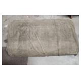 Huge Heavy Duty Military grade Canvas tarp - approx 200"L x 300"W - has loops on edges/corners (has a musty smell from being in storage)