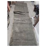 Huge Heavy Duty Military grade Canvas tarp - approx 200"L x 300"W - has loops on edges/corners (has a musty smell from being in storage)