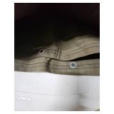 Camp & Inn 8x10 Canvas Tarpaulin - appears new in open box.  Very good condition.  Light musty smell from being in storage /box, just needs aired out.