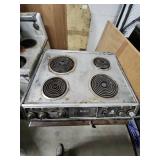GE Electric Cooktop Stove - can