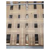 Vintage Aluminum Folding Lawn Chairs - One is a Double Love Seat Folding Chair with heavy patina.  The single chair needs webbing replaced.