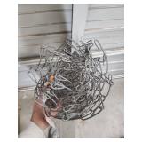 Chain Link Fence Roll - 42" height 9" diameter roll, full length unknown, maybe 6-7 feet) - fencing appears in good condition, no visible rust