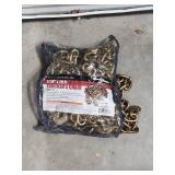 Grade 70 Transport Chain with Gold Toned Finish 5/16" x 20ft - appears new in open bag, bag has splits on side.