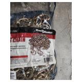 Grade 70 Transport Chain with Gold Toned Finish 5/16" x 20ft - appears new in open bag, bag has splits on side.