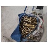 Grade 70 Transport Chain with Gold Toned Finish 5/16" x 20ft - appears new in open bag, bag has splits on side.