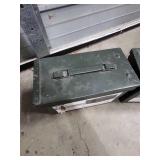 Military Style 30 & 50 Cal Ammo Storage Cans 2-Pack - very good condition, just have light dust on the outside that will clean off easily