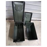 Military Style 30 & 50 Cal Ammo Storage Cans 2-Pack - very good condition, just have light dust on the outside that will clean off easily