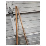 Two commercial cotton string mops