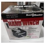 Haul Master Worm Gear Hand Winch 2000lb - New in Box!