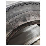 One Duro 5.30-12 Trailer Tire ( shows signs of previous use) and pne Goodyear 4-30-12 Trailer Tire ( fairly good tread - may be new)