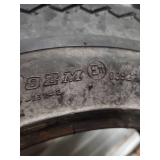 One Duro 5.30-12 Trailer Tire ( shows signs of previous use) and pne Goodyear 4-30-12 Trailer Tire ( fairly good tread - may be new)