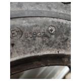 One Duro 5.30-12 Trailer Tire ( shows signs of previous use) and pne Goodyear 4-30-12 Trailer Tire ( fairly good tread - may be new)