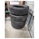 Set of 4 Toyo Extensa A/S - Size 215/70 R15 - All-Season Tires - potentially previously used but have tread life left.