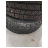 Set of 4 Michellin Defender XT 226/60/R16 tires with Chrome Wheels - previously used.  Two of the tires have better tread left than the other two.