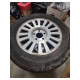 Set of 4 Michellin Defender XT 226/60/R16 tires with Chrome Wheels - previously used.  Two of the tires have better tread left than the other two.