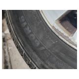 Set of 4 Michellin Defender XT 226/60/R16 tires with Chrome Wheels - previously used.  Two of the tires have better tread left than the other two.